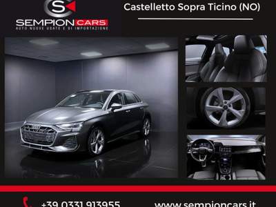 Audi A3 Sportback 35 2.0 tdi S line MY24 Restyling Grigio usata Castelletto Sopra Ticino