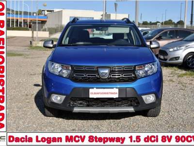 Dacia Logan MCV Stepway 1.5 dCi 8V 90CV Start&Stop Blu/Azzurro usata Olbia