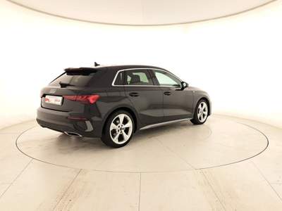 Audi A3 sportback 35 2.0 tdi s line edition s-tronic Nero usata Garlate
