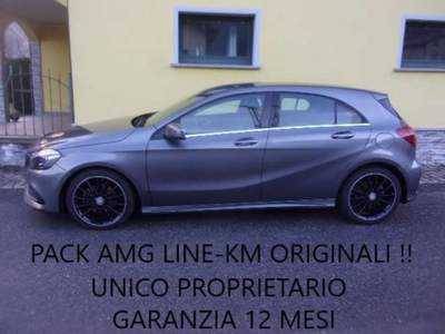 Mercedes-Benz Classe A d Premium my16- PACK AMG LINE !! Grigio usata Samolaco