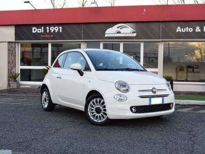 Fiat 500 0.9 TwinAir Turbo Lounge 85CV Bianco usata Roma