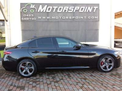 Alfa Romeo Giulia Q4 Veloce 2.2 Turbodiesel 210 CV AT8 AWD Nero usata PEDEROBBA