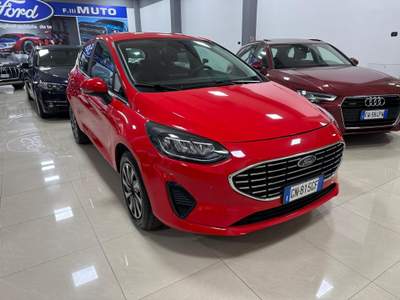 Ford Fiesta 1.1 75 CV 5 porte Titanium Rosso usata Medesano
