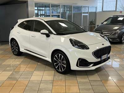 Ford Puma 1.0 EcoBoost Hybrid 155 CV S&S ST-Line Vignale Bianco usata Stradella