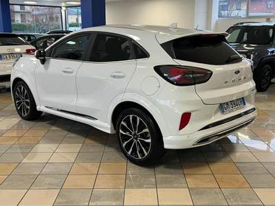Ford Puma 1.0 EcoBoost Hybrid 155 CV S&S ST-Line Vignale Bianco usata Stradella
