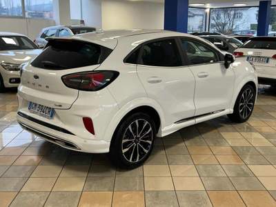 Ford Puma 1.0 EcoBoost Hybrid 155 CV S&S ST-Line Vignale Bianco usata Stradella