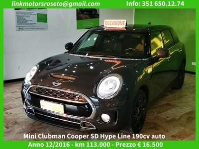 MINI Cooper 2.0 Cooper SD Hype Automatica Grigio usata Roseto degli Abruzzi