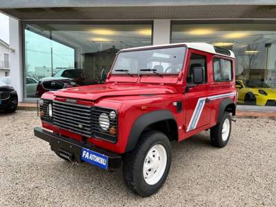 Land Rover Defender 90 2.5Tdi SW County 6 POSTI 43.700KM DA COLLEZIONE Rosso usata Abano Terme