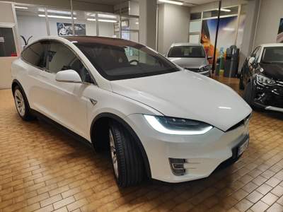 Tesla Model X 2020-kwh 100-POSTI 7-POSTI-GANCIO TRAINO Bianco usata Sarego