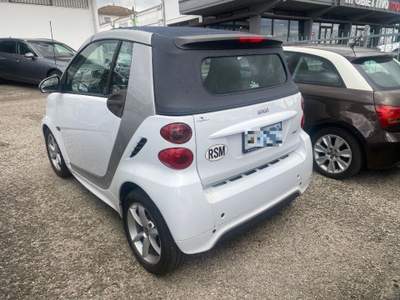 Smart ForTwo 1000 52 kW MHD cabrio passion Bianco usata Coriano