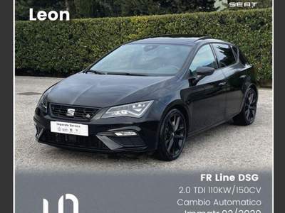 Seat Leon 2.0 TDI FR Line DSG 110KW/150CV Nero usata Polla