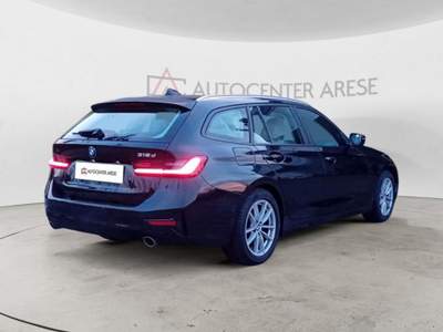 BMW Serie 3 318d d Touring Business Advantage aut. Nero usata CARONNO PERTUSELLA