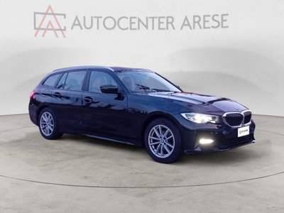 BMW Serie 3 318d d Touring Business Advantage aut. Nero usata CARONNO PERTUSELLA