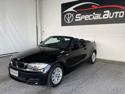 BMW Serie 1 118d d 2.0 143 cv Cabrio Nero usata Giugliano in Campania