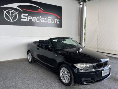 BMW Serie 1 118d d 2.0 143 cv Cabrio Nero usata Giugliano in Campania