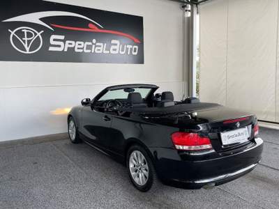 BMW Serie 1 118d d 2.0 143 cv Cabrio Nero usata Giugliano in Campania
