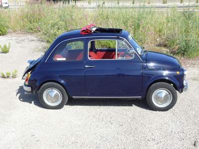 Fiat 500 500 F - RESTAURATA Blu/Azzurro usata Ragusa