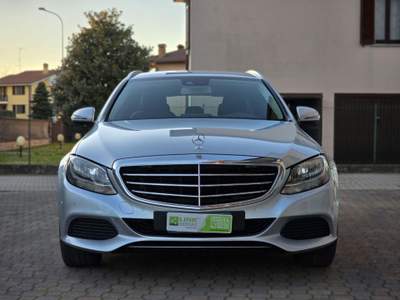 Mercedes-Benz Classe C d S.W. Auto Exclusive E6 AdBlue Argento usata Cava Manara
