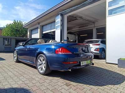 BMW Serie 6 635d d cat Cabrio Blu/Azzurro usata Sergnano