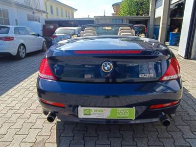 BMW Serie 6 635d d cat Cabrio Blu/Azzurro usata Sergnano