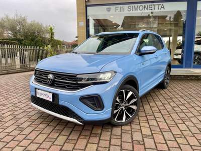 Volkswagen T-Cross 1.0 TSI 115 CV R-Line - KM0 Blu/Azzurro usata Cadrezzate con Osmate