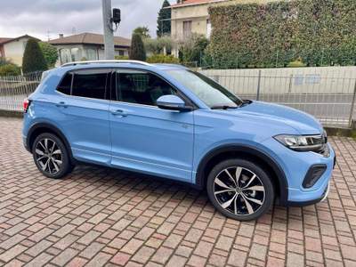 Volkswagen T-Cross 1.0 TSI 115 CV R-Line - KM0 Blu/Azzurro usata Cadrezzate con Osmate