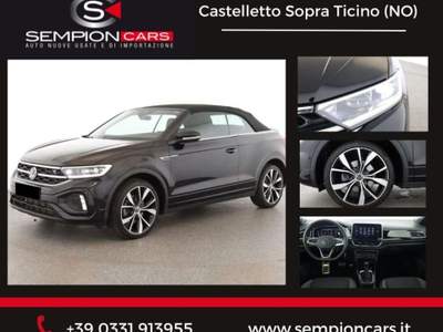 Volkswagen T-Roc Cabriolet 1.5 tsi R-Line dsg PREZZO REALE Nero usata Castelletto Sopra Ticino