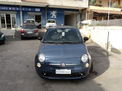 Fiat 500 0.9 TwinAir Turbo Matt Black Blu/Azzurro usata Giugliano in Campania