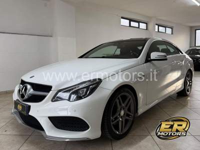 Mercedes-Benz Classe E d Coupé Premium AMG Full Bellissima Bianco usata L'Aquila