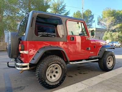 Jeep Wrangler YJ 2.5 BENZINA ASI MANUALE Rosso usata Putignano