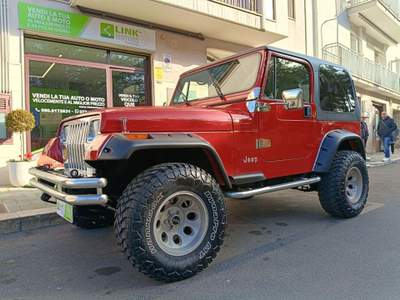 Jeep Wrangler YJ 2.5 BENZINA ASI MANUALE Rosso usata Putignano
