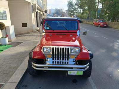 Jeep Wrangler YJ 2.5 BENZINA ASI MANUALE Rosso usata Putignano
