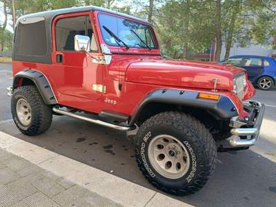 Jeep Wrangler YJ 2.5 BENZINA ASI MANUALE Rosso usata Putignano
