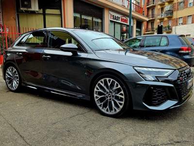 Audi RS 3 RS3 Sportback 2.5 tfsi quattro immatric. 27/12/23 Grigio usata Torino