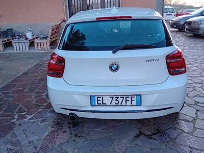 BMW Serie 1 118d . Bianco usata Flumeri