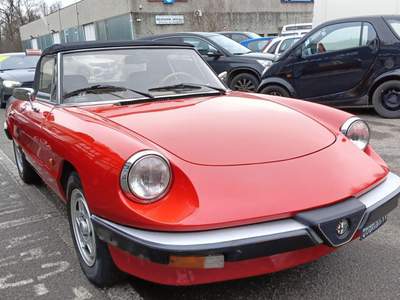 Alfa Romeo Spider 1.6 "Duetto"  certificata ASI Rosso usata Senna Comasco