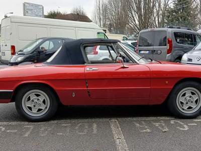 Alfa Romeo Spider 1.6 "Duetto"  certificata ASI Rosso usata Senna Comasco