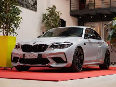 BMW Serie 2 M2 Coupé Competition 411 CV-MANUALE-POSTERIORE-UNIKAT Argento usata Noventa Vicentina