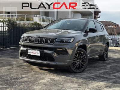 Jeep Compass 1.3 TURBO 240 CV PHEV AT6 4XE S MY22+CAM360+PELLE Grigio usata Grottaferrata