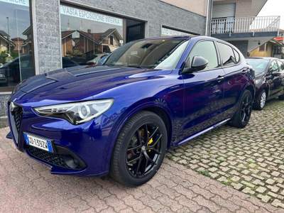 Alfa Romeo Stelvio 2.2 Turbodiesel 210 CV AT8 Q4 Veloce UNICO PROP. Blu/Azzurro usata Rivoli