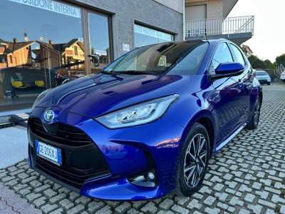 Toyota Yaris 1.5 Hybrid 5 porte Premiere occasione Blu/Azzurro usata Rivoli