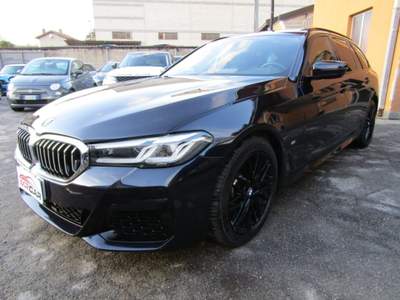BMW Serie 5 540d 530d Touring MHEV48V xDrive MSport M Sport M-Sport Nero usata Lecco