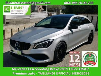 Mercedes-Benz CLA d S.W. 4Matic Auto Premium AMG - TAGLIANDATA Grigio usata Roseto degli Abruzzi