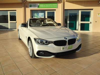 BMW Serie 4 420d d Cabrio Luxury Bianco usata Agrigento