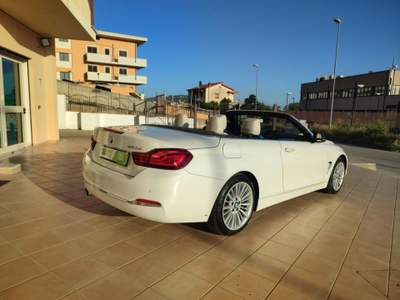 BMW Serie 4 420d d Cabrio Luxury Bianco usata Agrigento