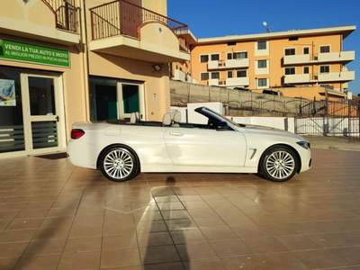 BMW Serie 4 420d d Cabrio Luxury Bianco usata Agrigento