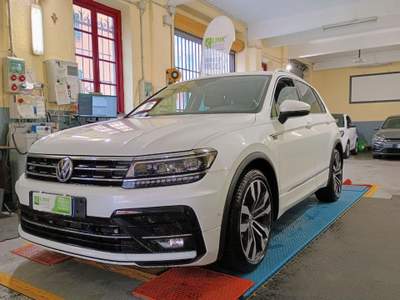 Volkswagen Tiguan 2.0 TDI 190 CV SCR DSG 4MOTION Advanced BMT Bianco usata Genova