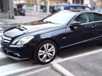 Mercedes-Benz Classe E CDI Coupé BlueEFFICIENCY Avantgarde Nero usata Collegno