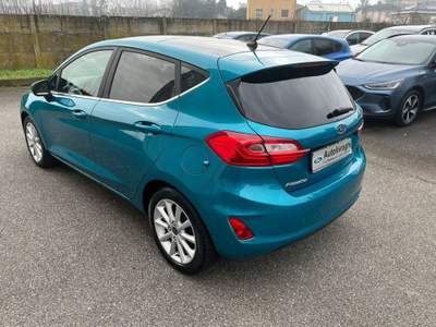 Ford Fiesta 1.0 EcoBoost 100CV 5 porte Titanium Blu/Azzurro usata Lodi