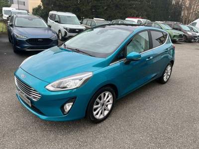 Ford Fiesta 1.0 EcoBoost 100CV 5 porte Titanium Blu/Azzurro usata Lodi